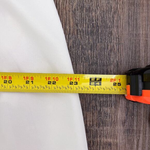 Eliza J Floral Chiffon High Low Dress Surplice Neck Tie Waist Size 10 Red White - Picture 15 of 16